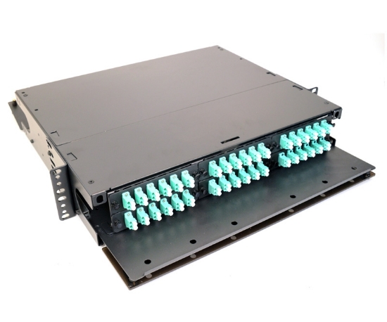 2U 19" Patch Panel for 6 LGX Adapter Plates