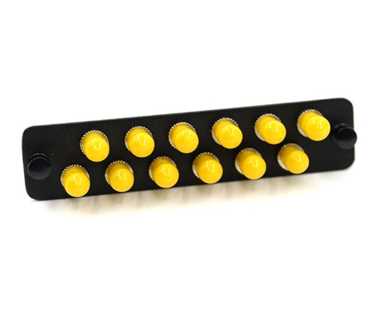 F-Type Adapter Plate with 12 ST Adapters