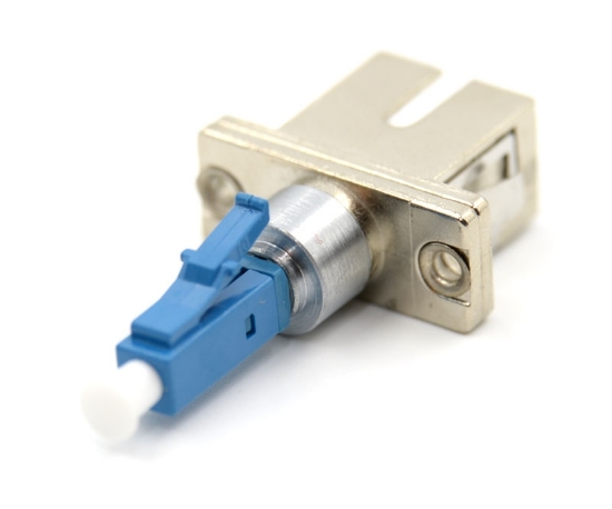 LC Male - SC Female 9/125 Hybrid Adapter