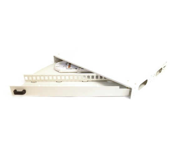 1U 19" Swing Out Panel for Individual Adapters