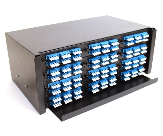 4U 19" Patch Panel for 12 F-Type Adapter Plates