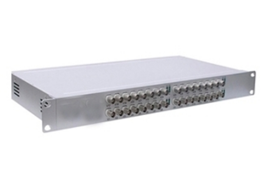 32 Channel Video Over Fiber Optic Converter with Audio and Data
