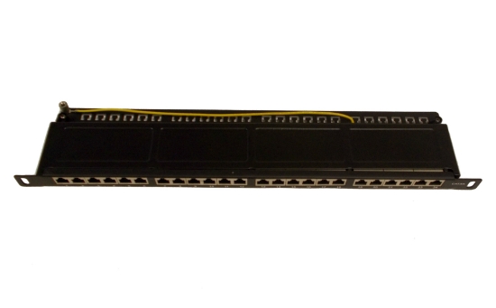 Cat6a Patch Panel 24 Port Shielded