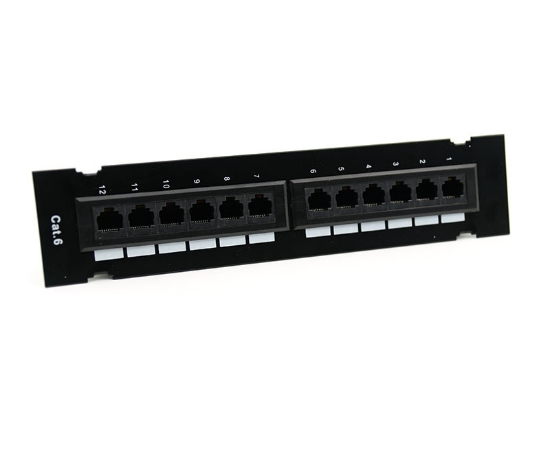 Cat6 Mini Patch Panel 110 Type 12 Port