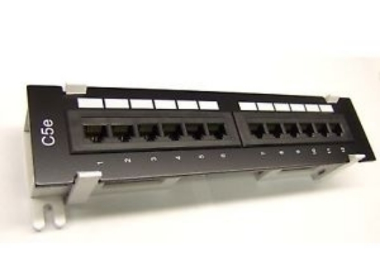 Cat5e Patch Panel 12 Port
