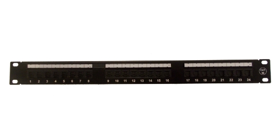 Cat5e Patch Panel 24 Port Unshielded