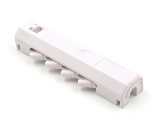 8 Fiber Wall Outlet Box with 4 Ports