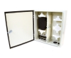 72 Adapter Slot, Outdoor Wall Mount Box, Single Door