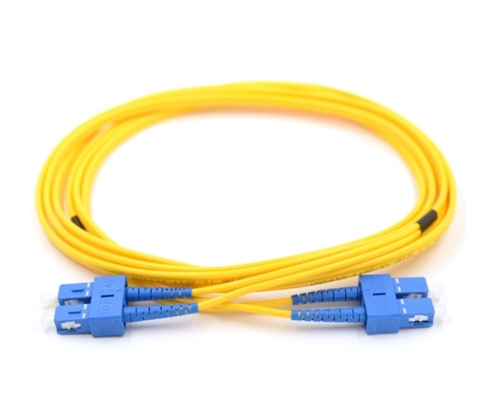 SC to SC, Duplex, Singlemode Armored Fiber Optic Cable