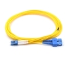 LC to SC, Duplex, Singlemode Armored Fiber Optic Cable