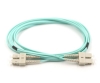 SC to SC Duplex OM3 Multimode Fiber Optic Patch Cable