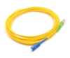 Yellow SC/UPC to FC/APC Simplex Fiber Optic Patch Cable 