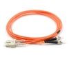 SC/UPC to ST/UPC Duplex Fiber Optic Patch Cable