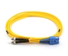 SC to ST Duplex Singlemode Fiber Optic Patch Cable