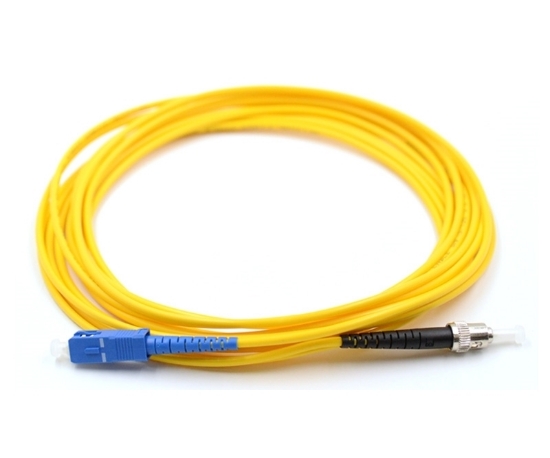 SC/UPC to ST/UPC Simplex Singlemode Fiber Optic Patch Cable