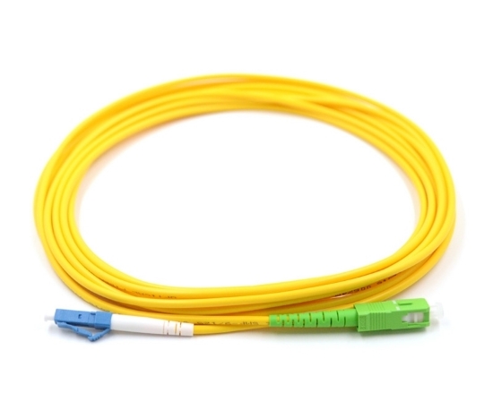 LC/UPC to SC/APC Simplex Patch Cable, Singlemode