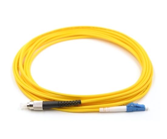 LC to FC, Simplex, Singlemode Fiber Optic Cable