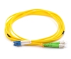 LC to FC/APC Duplex Singlemode Fiber Optic Patch Cable