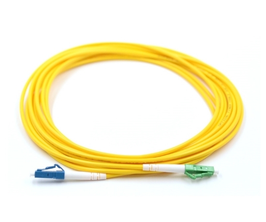 LC to LC/APC, Simplex, Singlemode Fiber Optic Cable