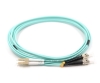 LC to ST Duplex OM3 Multimode Fiber Optic Patch Cable