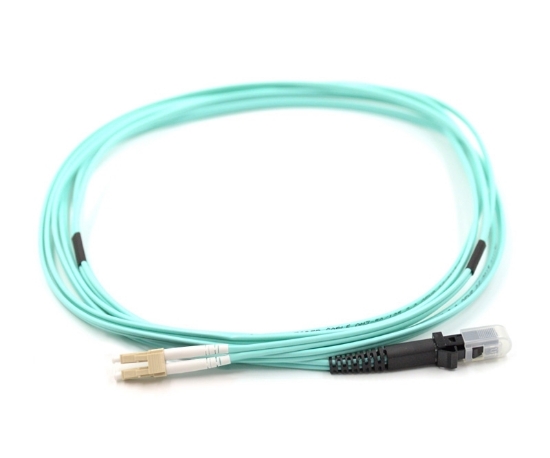 LC to MTRJ Duplex OM3 Multimode Fiber Optic Patch Cable