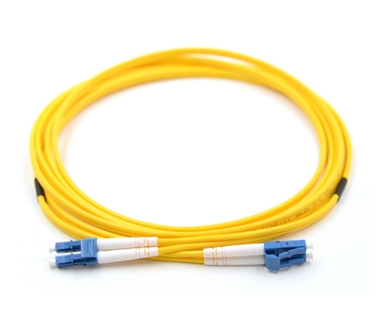 LC to LC Duplex Singlemode Fiber Optic Patch Cable