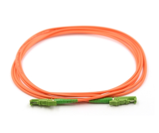 E2000/APC to E2000/APC, Simplex, OM2, Fiber Patch Cable