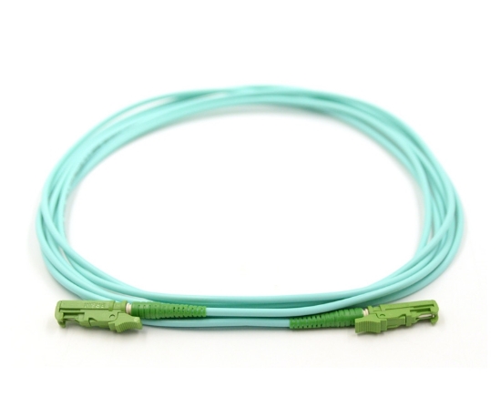 E2000/APC to E2000/APC, Simplex, OM3, Fiber Optic Patch Cable