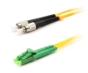 FC to LC/APC, Duplex, Singlemode Fiber Optic Cable