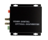2 Channel Video Over Fiber Optic Converter 
