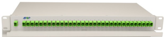 1x32 PLC Splitter - 1U Rack Mount - SC/APC 