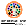6 Fiber Distribution Tight Buffered Cable - Multimode OM1 - Plenum Rated
