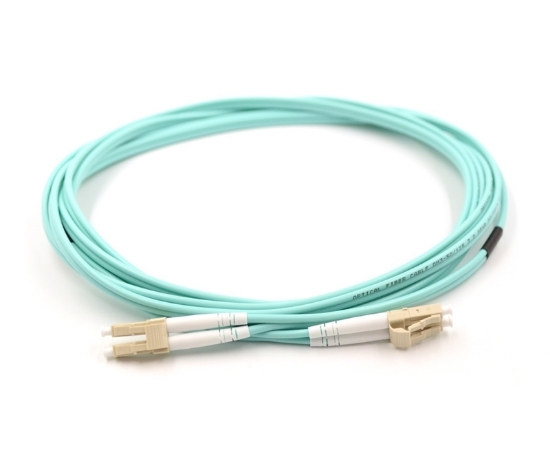 LC to LC, Duplex, OM3 Armored Fiber Cable