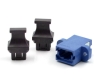 Blue MPO Adapter Standard Footprint, Full Flange