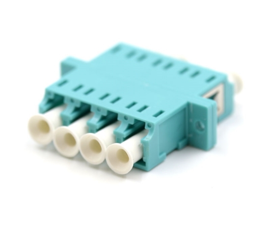 Aqua LC Quad Adapter with Flange