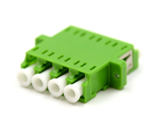Picture of LC/APC Singlemode Quad Adapter with Flange