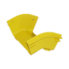 FiberTrack™ 45° Outer Elbow 240mm Cable Runner Yellow ABS