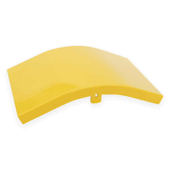 FiberTrack™ 45° Outer Elbow Cover 240mm Cable Runner Yellow ABS