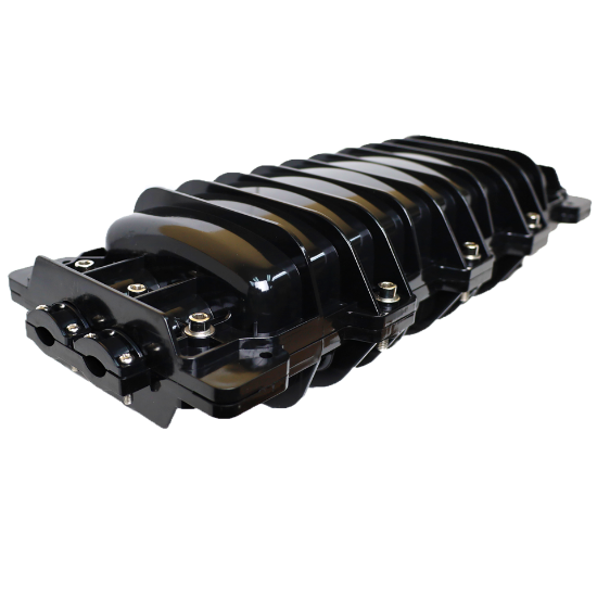 Picture of 72-Fiber Horizontal Outdoor Splice Closure – 4 Ports (2×20mm, 2×25mm)