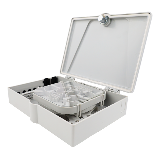 Picture of 12-Fiber Termination Box – 2 Input Ports (12mm), 12 Output Ports (3mm)