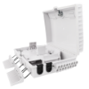 Picture of 16-Fiber Termination Box – 2 Input Ports (16mm), 16 Output Ports (3mm) – Supports LGX-type Splitter Box