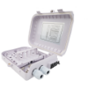 Picture of 12-Fiber Termination Box – 3 Input Ports (12mm), 12 Output Ports (3mm)