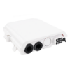Picture of 8-Fiber Termination Box – 2 Input Ports (9mm), 8 Output Ports (3mm)