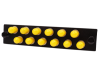 Picture of Optiwave™ 12 Fiber Adapter Plate with (x12) Simplex ST/UPC Adapters, Suitable for Multimode or Singlemode, UPC or APC