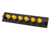 Picture of Optiwave™ 6 Fiber Adapter Plate with (x6) Simplex ST/UPC Adapters, Suitable for Multimode or Singlemode, UPC or APC